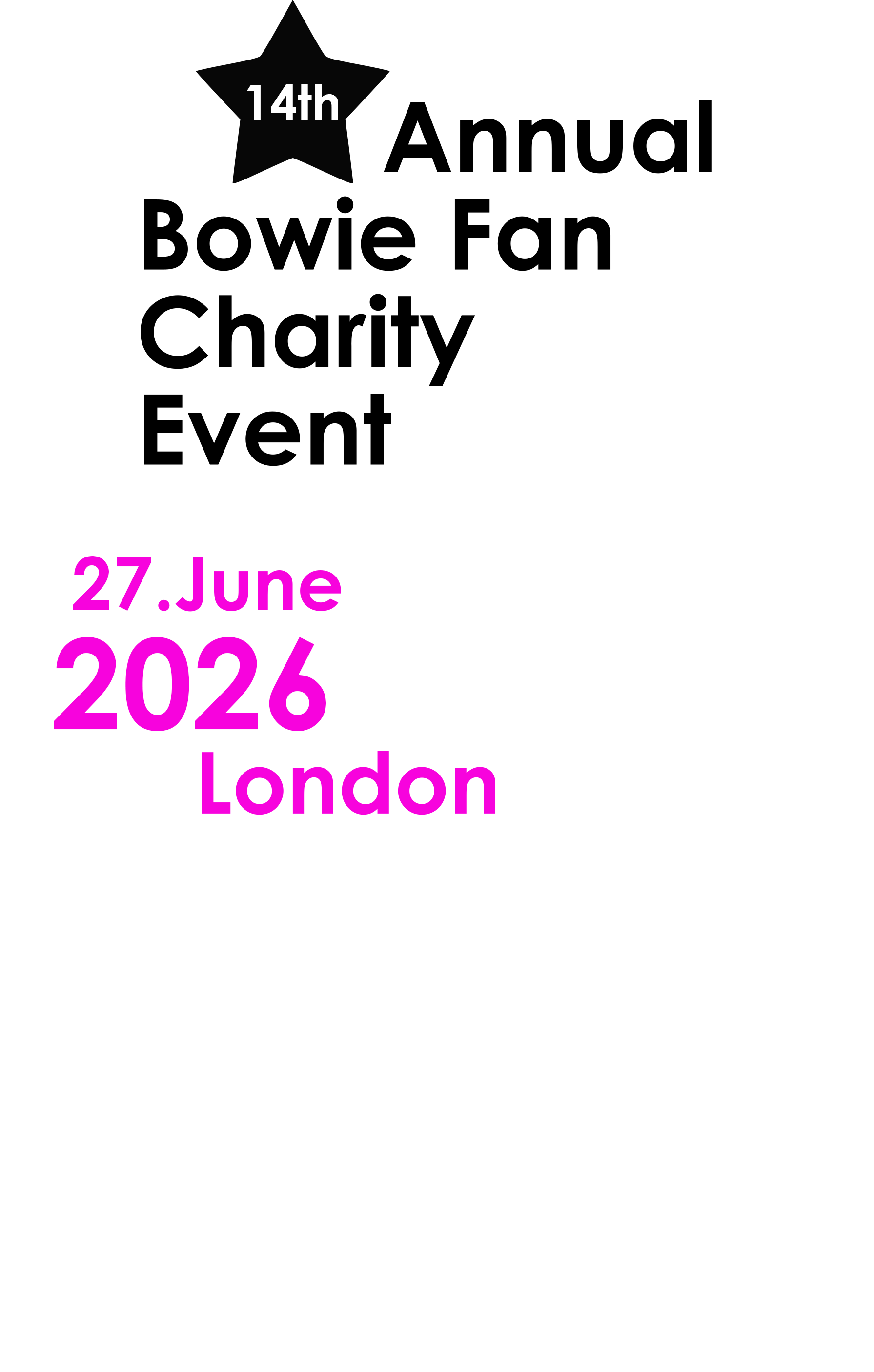 14th Annual Bowie Fan Charity Event